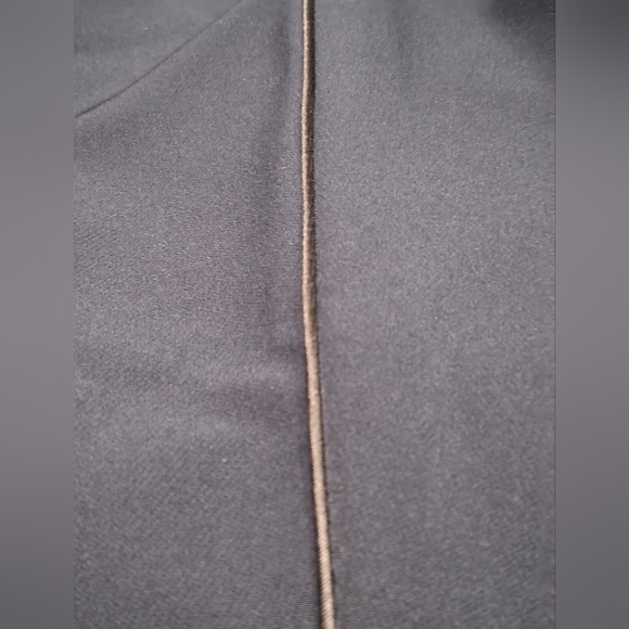 NWT Asos Blue Straight Leg Pants With Front Slit Size 6 - Picture 13 of 14